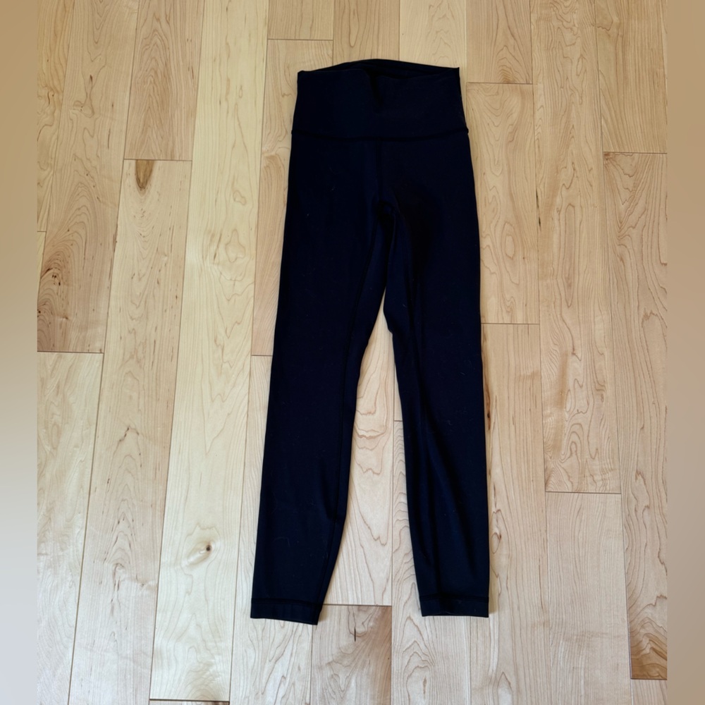 Lululemon Black Wunder Under 25” Leggings